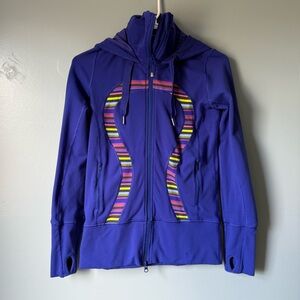 Lululemon Purple Zip Up Size 4